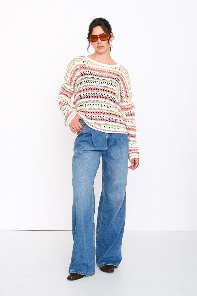 Maglione Lavorato a Maglia 24 Colours