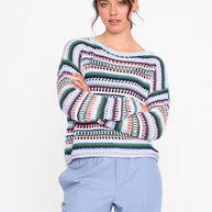 Maglione Lavorato a Maglia 24 Colours