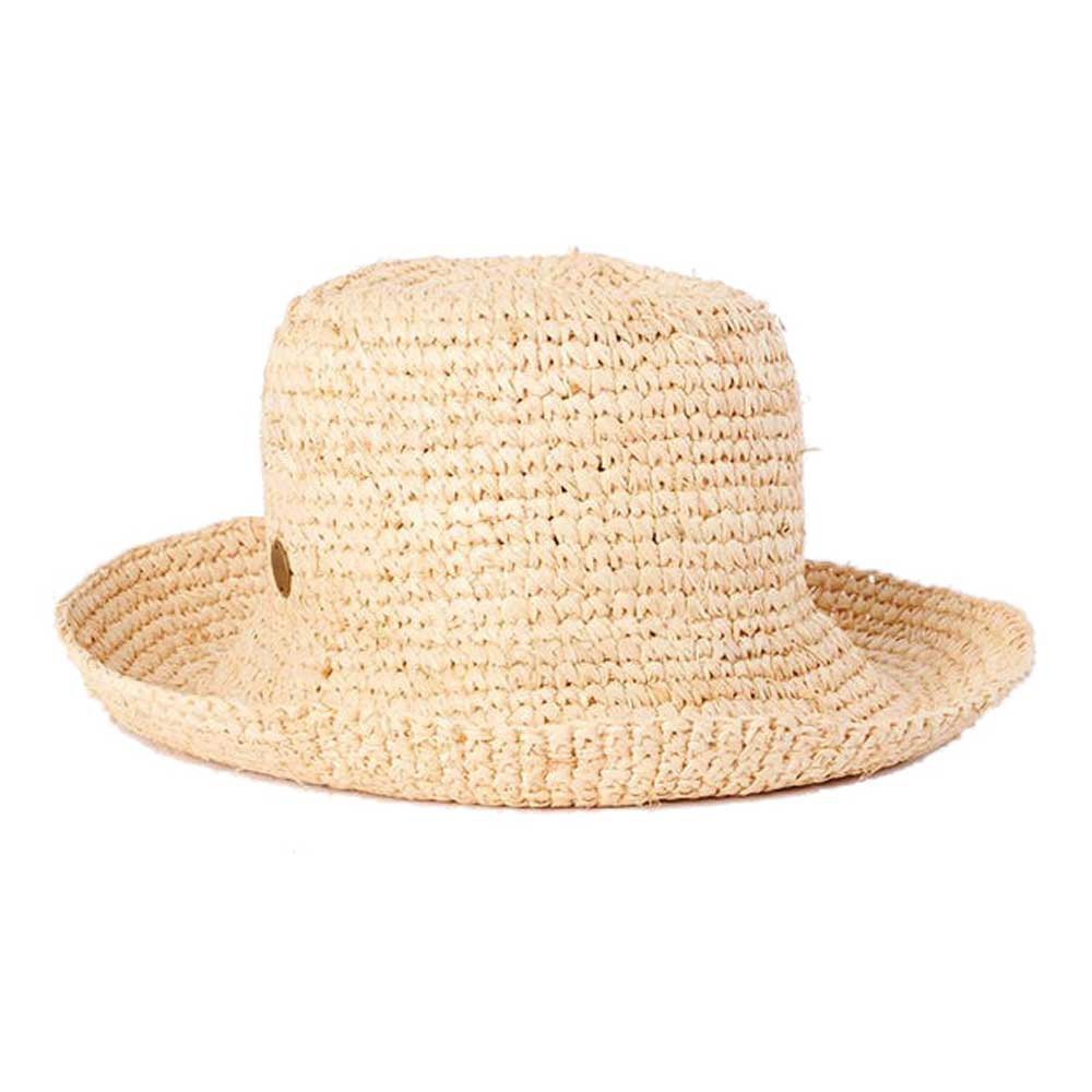 Cappello Rip Curl Crochet Straw Bucket in Paglia