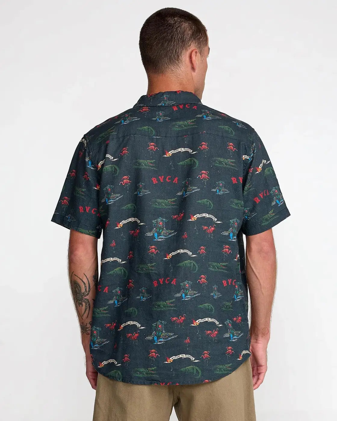 Camicia Manica Corta Rvca Reception