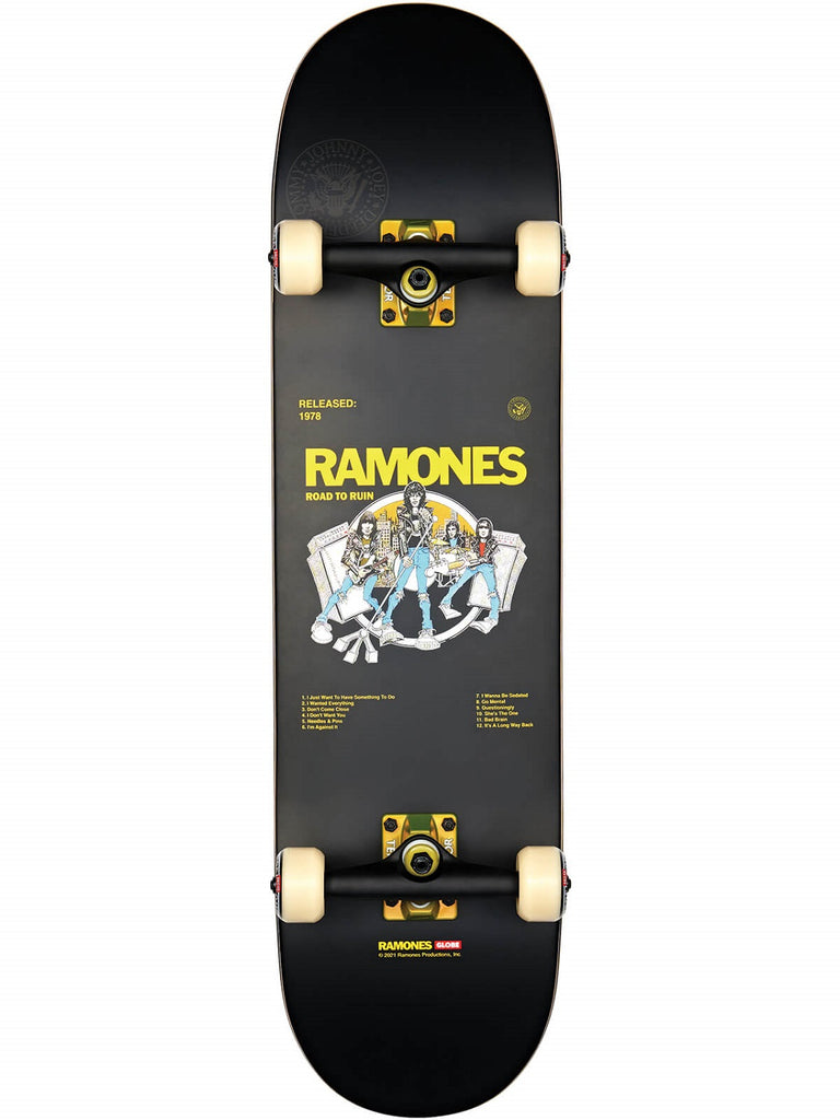 Skate Completo Globe G2 Ramones 8.25"