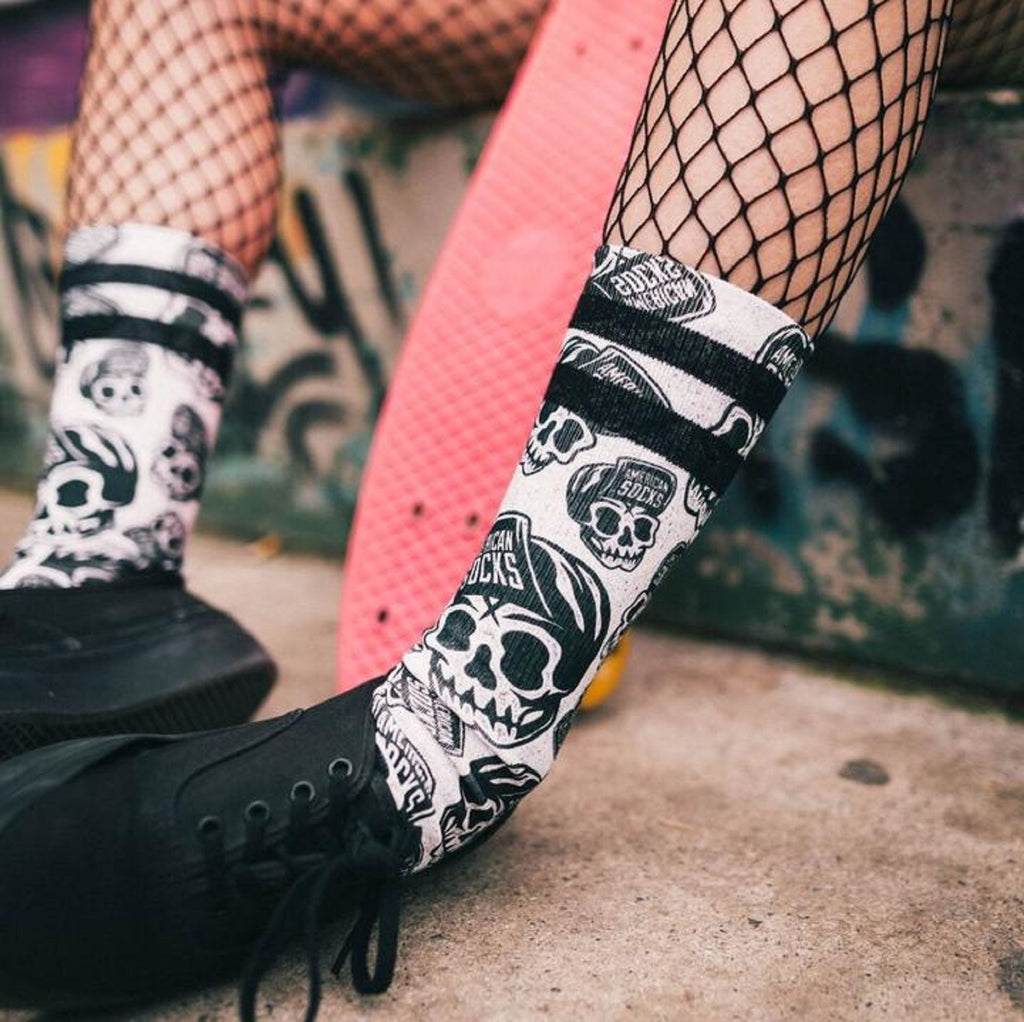 Calzini American Socks Skater Skull