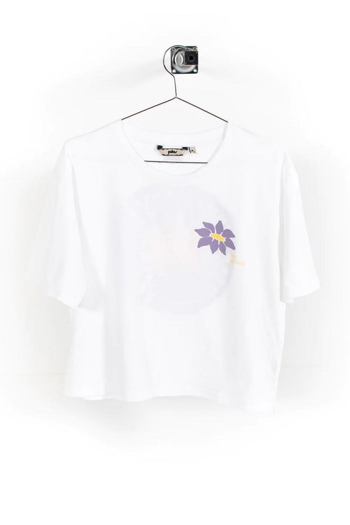 T-shirt Pukas City Flower Cropped