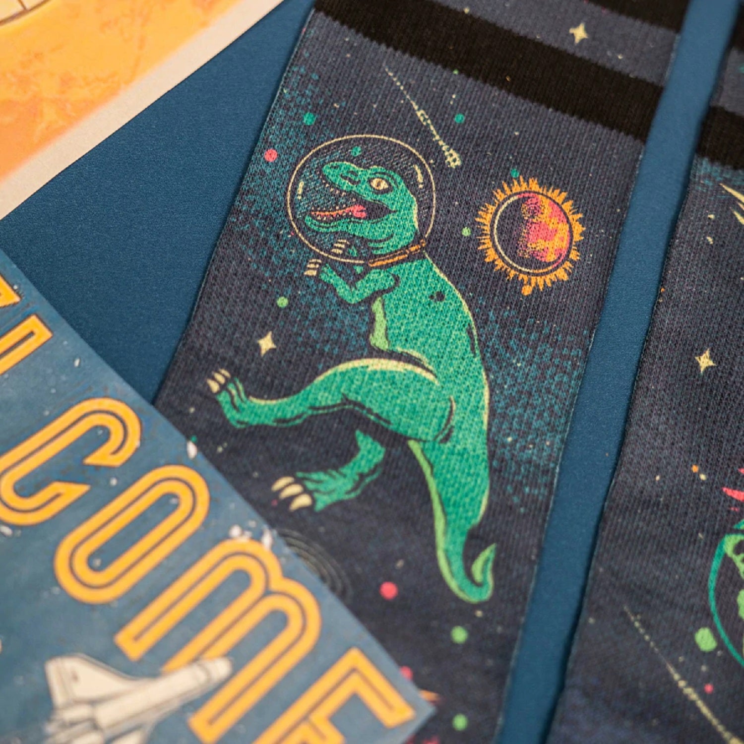 Calzini American Socks Space Dino