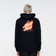 Felpa Cappuccio Santa Cruz Flamed Not A Dot Hood