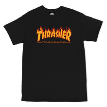Carica l&#39;immagine nel visualizzatore di Gallery, T-shirt Thrasher Yout Flame Logo