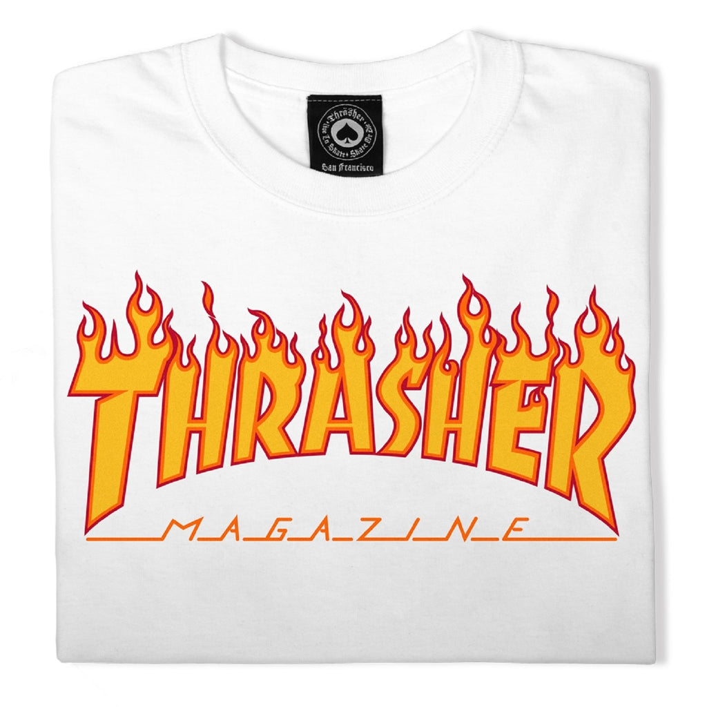 T-shirt Thrasher Yout Flame Logo - Snotshop