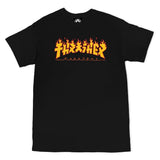 T-shirt Thrasher Godzilla Flame