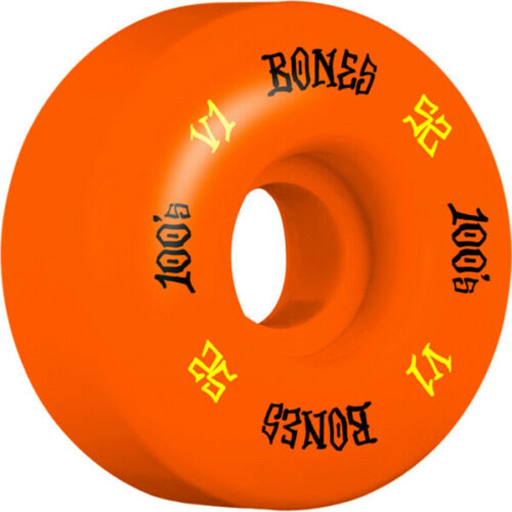 Ruote Skate Bones 100's V1 Orange