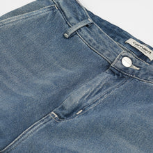 Carica l&#39;immagine nel visualizzatore di Gallery, Pantaloni Carhartt W&#39; Pierce Pant Blue Mid Used Wash